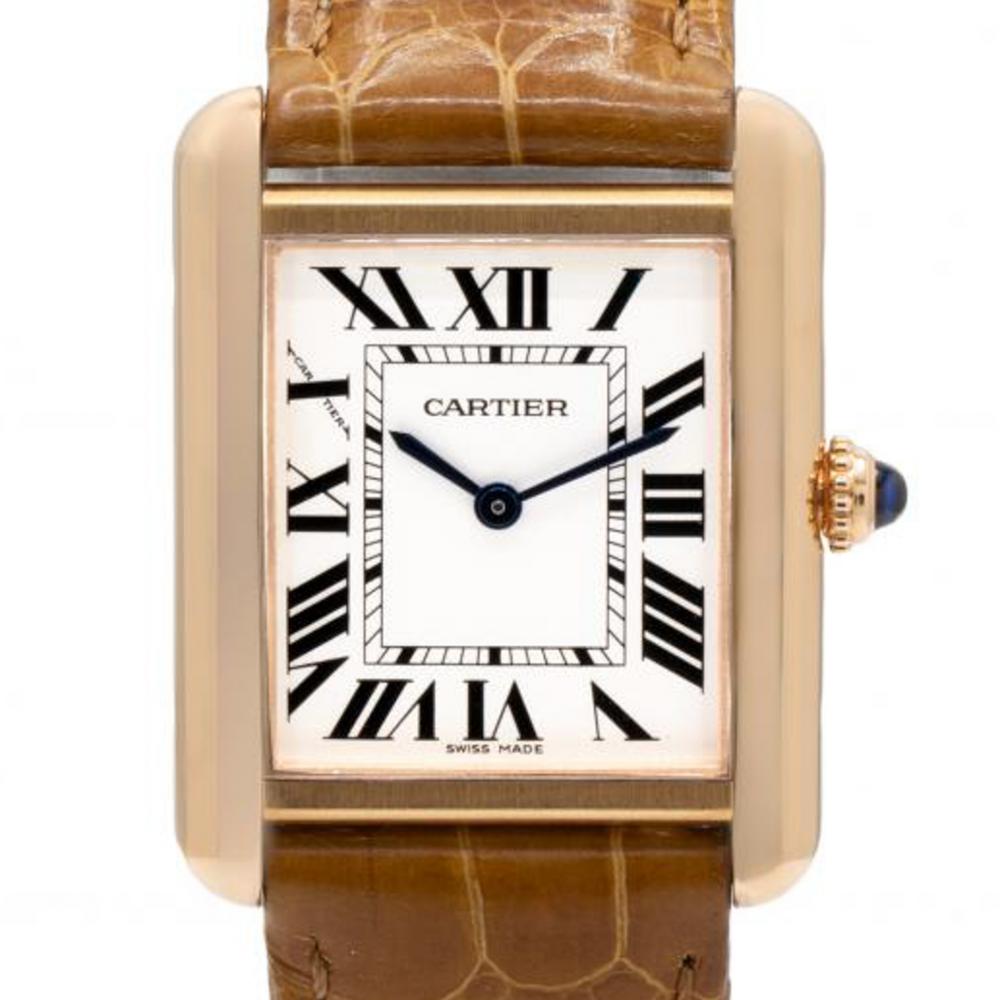 Cartier Tank Solo 31x24.4 W5200024 18KT Rose Gold Watch